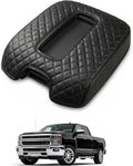 Center Console Armrest Cover Compatible with Chevy Silverado & GMC Sierra 1500 2500 3500 2014-2018, Yukon & Tahoe & Suburban 2015-2020, For Console Bucket Seat Only, Arm Rest Cushion, Anti-Scratch