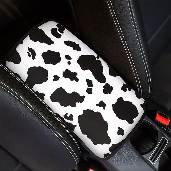Biyejit Car Center Console Armrest Cushion Cover Pad Car Interior Decor Accessories Universal Fit for Sedan, Truck, SUV