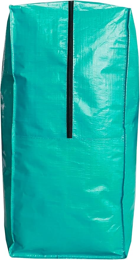 155 Gallon Extra Large Storage Bags, Jumbo Moving Storage Bags, Foldable Big Blue Waterproof Outdoor Patio Cushion Storage Bag, 60x30x20inch - 1PACK