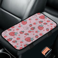 CLOHOMIN Stawberry Car Center Console Cover Cute Pink Car Arm Rest Covers Winter Auto Armrest Cushion Pad Accessories for Most Vehicles Warm Auto Center Console Pad
