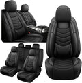 Car Seat Covers Fit for Chevy Trax 2015-2025, Side Airbag Compatibility, 3D Lumbar Support and Seamless Fit, Easy to Clean Sports Seat CoverFull Set, Black