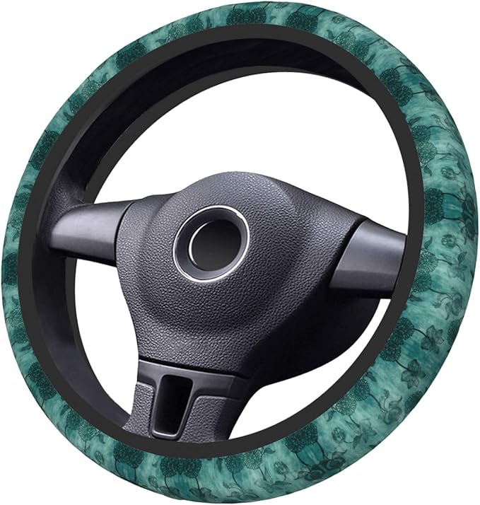 Bohemian Pattern Universal Fit Steering Wheel Cover for Car, Truck, and SUV, Durable Steering Wheel Protection