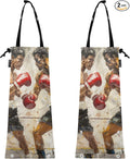 ALAZA Hanging Car Trash Bags Garbage Bag Trash Can for Back Seat Small Boxing 1 Washable Storage Bag Retractable 2 Pack