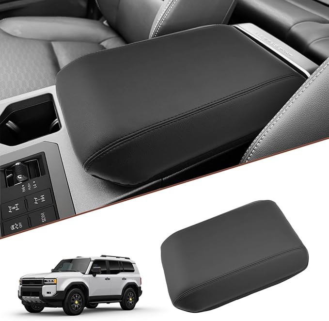 SKTU for 2024 2025 2026 Toyota Land Cruiser Accessories Center Console Cover for 2024 2025 2026 Toyota Land Cruiser Armrest Cover Land Cruiser Accessories 2024 2025 2026 Land Cruiser Console Cushion