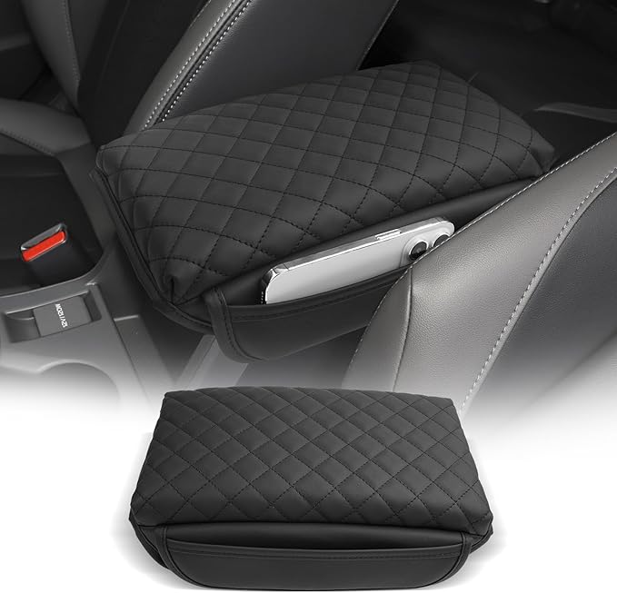 CDEFG for Subaru Impreza 2024-2025 2026 Center Console Cover Armrest Box Cover for Impreza (Base, Sport, RS) Accessories Console Arm Rest Protector Thickened with Side Pocket