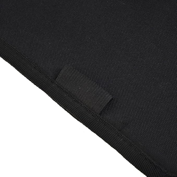 For Car Glove Box Organizer Storage Folder with Multi Pockets for Documents and Manuals, Zippered Exterior Pocket, Elastic Loop for Pen or Tire Gauge, 600D Oxford