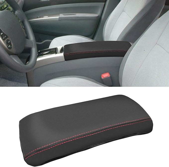 Compatible with Center Console Armrest Cover for Toyota Prius 2004 2005 2006 2007 2008 2009 Leather Arm Rest Storage Box Lids Cushion Protector Pad