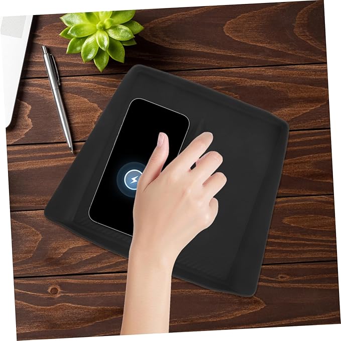 Silicone Cordless Charging Pad for Soft Design for Effortless Phone Charging Your Car Interior