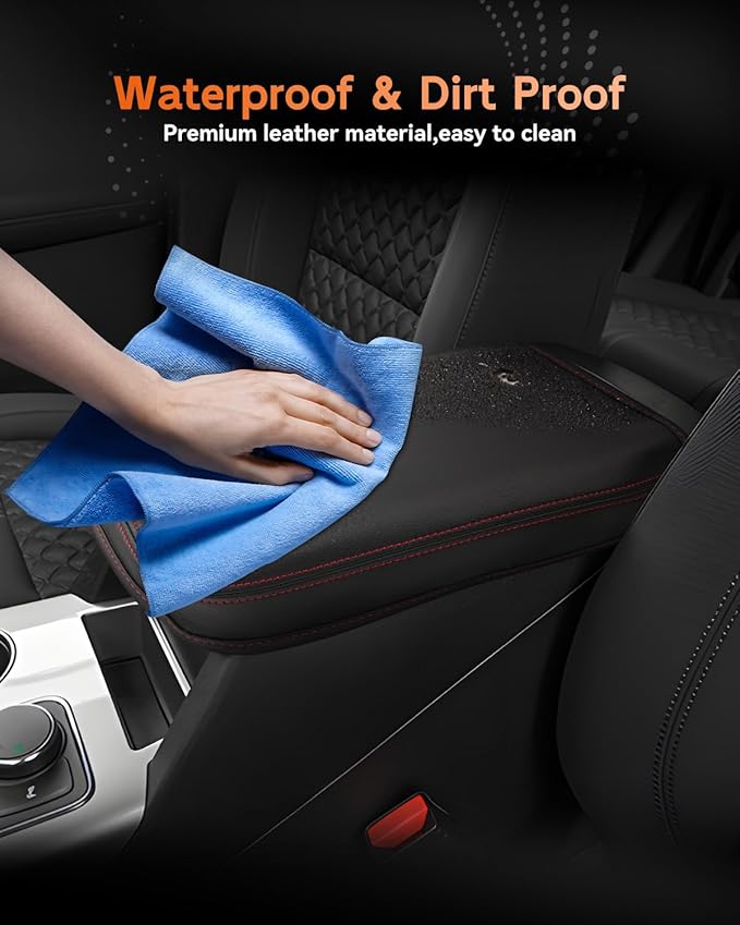 CDEFG for Chevrolet Blazer 2019-2025 2026 Center Console Cover Armrest Box Cover for Chevy Blazer (2LT, 3LT, Premier, RS) Accessories Console Arm Rest Protector