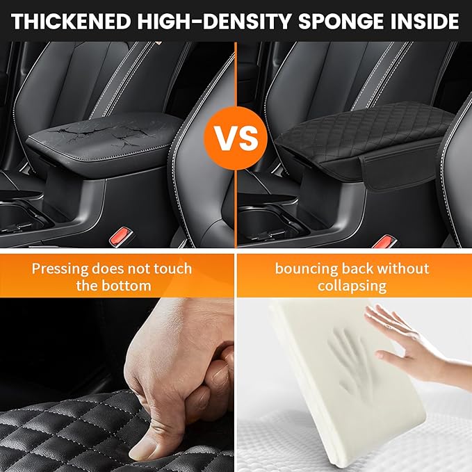 Custom for Center Console Cover Outback 2020-2025 2026 Armrest Cover Accessories PU Leather Armrest Seat Box Cover Protector with Pockets Storage Bag