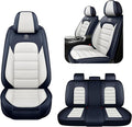 AREKA 5 Seat Covers for Subaru Crosstrek 2016-2026 Breathable Car Seat Covers,Anti-Slip Waterproof Car Seat Protectors with Airbag,Automotive Vehicle Cushion with Storage Pockets (Standard,Blue)
