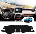 CARTIST RAV4 Dash Cover-Dashboard Cover for 2019-2025 2026 Toyota RAV4 No Glare Pad Dash Mat for RAV4 Interior Accessories[Non-Slip and Sun Protection]