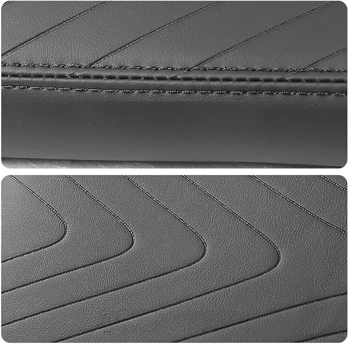 SPORTME Car Armest Cover Soft Leather Anti-Scratch Center Console Cover Pad,Elbow Support Seat Armrest Box Cushion Protector for Tesla Model X 2023 Accessories