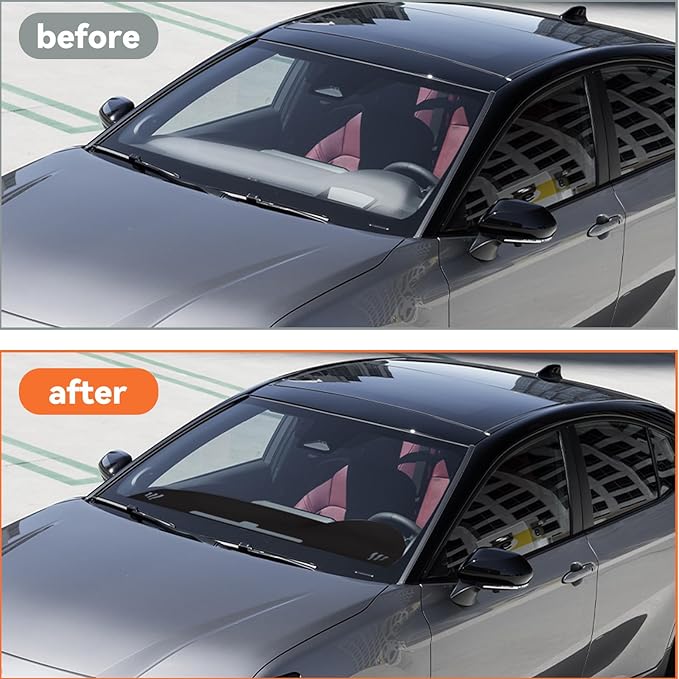 Dashboard Cover for 2025 2026 Toyota Camry, Non-Slip Dashboard Protector & Sunshield, UV-Blocking, Anti-Glare, Fade-Resistant Dash Mat Pad (with HUD Black Edge)