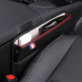 ASUBHA Car Seat Gap Filler Organizer, Car Seat Storage, Center Console Organizer with Card Slots, Automotive Interior Accessories in Between Cars Seat Catcher for Phone, Keys and Small Items