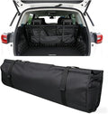 Car Trunk Organizer Hanging Bag, Waterproof Backseat Storage for SUV Jeep Truck Minivan, Black, 35.4 x 11.2 Inches, Foldable