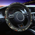 Car Steering Wheel Cover for Women Men, Non-Slip Garden Strawberry Steering Wheel Protector, Universal 14"-15" Fit for Cars, SUVs, Trucks (Garden Strawberry)
