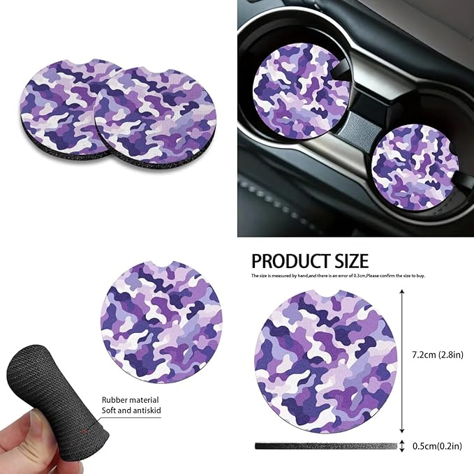 10 Pcs Car Seat Covers Full Set Interior Sets, Giraffe Flower Printed High Back Car Front Rear Seat Cover with Steering Wheel Cover Keychain Coaster Trash Can Air Vent Storage Bag