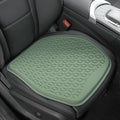 Thin Gel Seat Cushion for Car Seat, Office Chair, Wheelchair, Golf Cart - Non-Slip Car Seat Cushions with 0.7 Inch Gel - Sciatica & Coccyx Pain Relief (Fabric, Green)