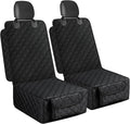 Smatto Dog Car Seat Cover, 2 Pack Waterproof Pet Front Seat Car Cover, Full Protection Dog Seat Protector with Side Flaps, Universal Size for Cars, Trucks, SUVs