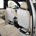 TAIKOO Seat Back Protector,Preventing the Impact of Children Stepping on the Seat Backrest,Beautiful appearance and easy to clean,black (Cream White -2 pcs)