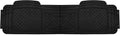 FH Group Climaproof Trimmable Non-Slip Vinyl Car Floor Mats - Heavy-Duty Rubber, Universal Fit, Rear Set, Black