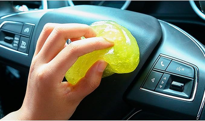 x xotic tech Car Cleaning Gel for Car Detailing Putty Interior Cleaner Slime Auto Detail Tools Supplies Accessories Valentines Day Gifts for Him Her Men Women Stocking Stuffers Yellow