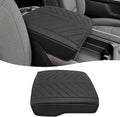 Center Console Cover for 2019-2026 Dodge RAM 1500 2500 3500 Accessories, PU Leather Middle Console Cover Pad, Floor Console Bucket Seat Only, Anti-Scratch, Black