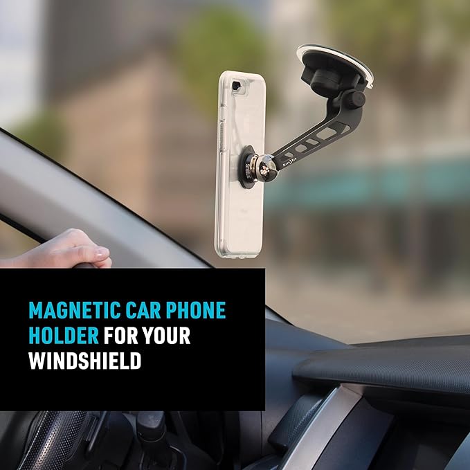 Nite Ize Original Steelie Windshield Mount Kit - Magnetic Cell Phone Holder for Car Accessories - Sturdy Car Windshield Mount for Cell Phones