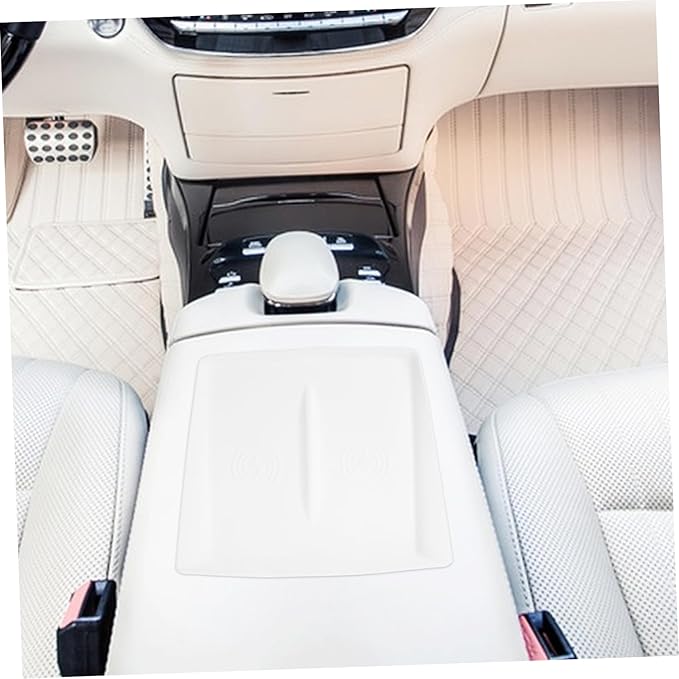 Charging Silicone Pad for Center Console Slip Mat for Model Durable Non Skid Design Protects Interior Cordless Charging Accessory