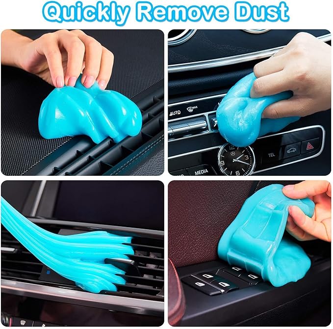 Car Cleaning Gel for Mercedes-Benz GL350 GL450 GL550 2006-2016, 200g × 2 Pack Car Interior Cleaner Slime, Auto Detailing Tools, Auto Dust Car Crevice Cleaner