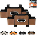 Car Organizers and Storage Box, Car Organizers and Storage Box Multifunctional with Tissue Holder, for Hold Phones, Snacks, Drinks, And Handbags