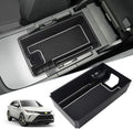 SKTU (Update) 2021 2022 2023 2024 Toyota Venza Center Console Organizer 2022 2023 2024 Toyota Venza Accessories ABS Black Materials Tray Armrest Secondary Storage Box (White)