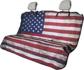 nbnhxnff Sweat Towel Car Seat Cover Protector Rear Seats for Gym Workout, Running, Swimming, Beach and Hiking, Waterproof Universal Seat Cover for Car, Trucks, Van&SUV(American Flag,1pcs Rear Seat)