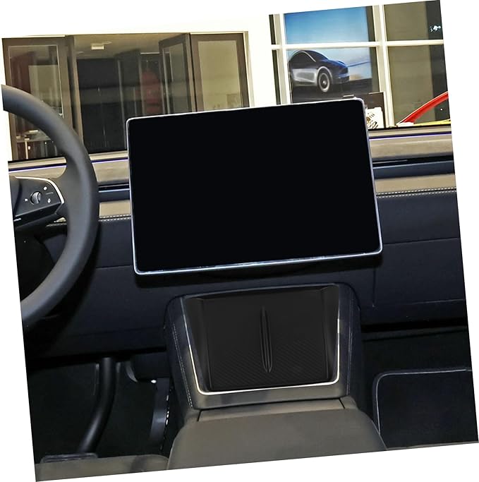 NUOBESTY Wireless Charging Pad for y Silicone Car Mat Center Console Accessory Phone Holder Slip Surface