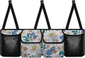 Mushroom Car Trunk Hanging Organizer with with Adjustable Straps, Daisy Car Trunk Organizer Storage, It Easy to Find Things, Make the Trunk of Your Car Look Neat and Tidy