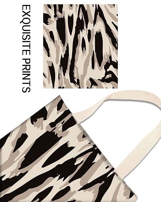 ANKVRP Car Trash Can, Durable Hanging Car Trash Garbage Bag, Cute Automotive Garbage Cans Organizer, Black White Zebra Print
