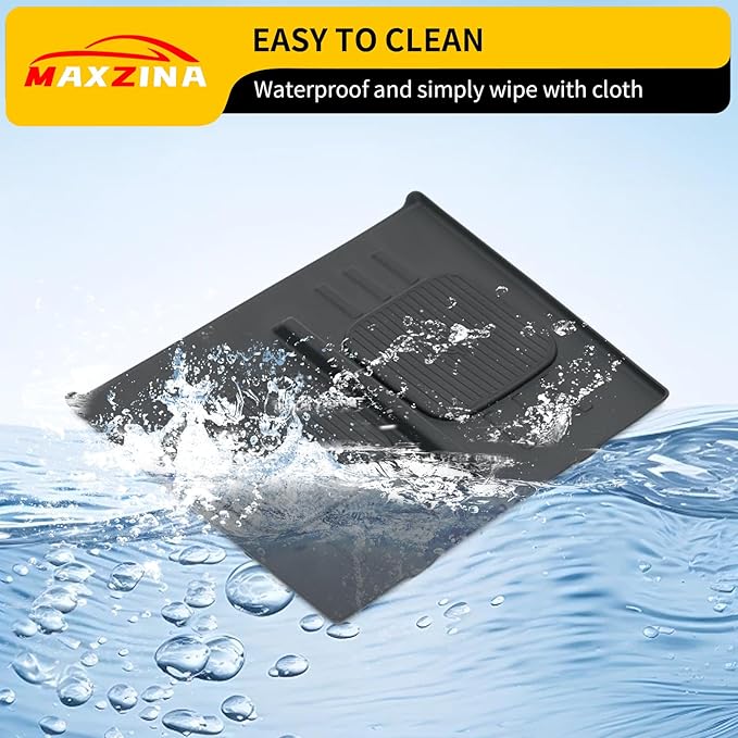 Center Console Mat Compatible with 2024-2025 Hyundai Santa Fe Interior Wireless Charging Mat Center Console Anti-Slip Protector Pad Silicone for 2024 Santa Fe Accessories