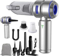 KedeeSparkle Handheld Car Vacuum Cleaner, 4-in-1 Cordless Vacuum Cleaner, 22000 PA High Power Portable Car Vacuum with Brushless Motor, for Home, Office, Camping (Silver Blue)
