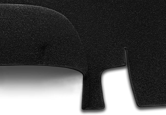 Yiz Dashboard Cover Dash Cover Mat Pad Custom Fit for Dodge Ram 1500 2500 3500 1998 1999 2000 2001 (98-01Black) Y21