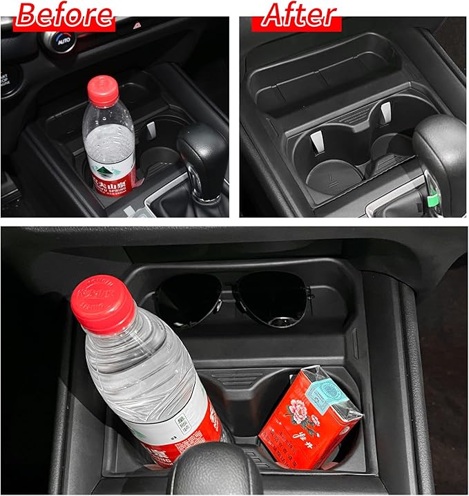 SMABEE Center Console Cup Holder for 2023 2024 2025 2026 Mazda CX-50 CX50 Cup Holder Cover TPE Center Console Organizer 2025 Mazda CX50 Accessories Interior