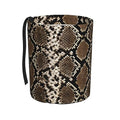 Aueimtia Python Pattern Car Trash Can – Collapsible & Waterproof Hanging Trash Bag, Pop-Up Garbage Bin for Cars, Trucks, Minivans, and Camping – Easy to Install & Clean