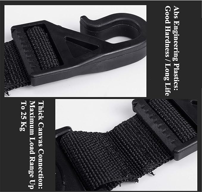 YOCTM 2-Pack Seat Headrest Hooks for for 2018 2019 2020 2021 2022 Jeep Wrangler JL JLU Unlimited Sahara Sports Rubicon Gladiator JT Car Back Seat Organizer Hanger Storage Hook Space Saving