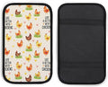 PPIKTC Anti-Scratch Waterproof Car Armrest Seat Pad Life is Better with Chicken Rooster, Protector for Car, SUVs, Trucks, Universal Fit