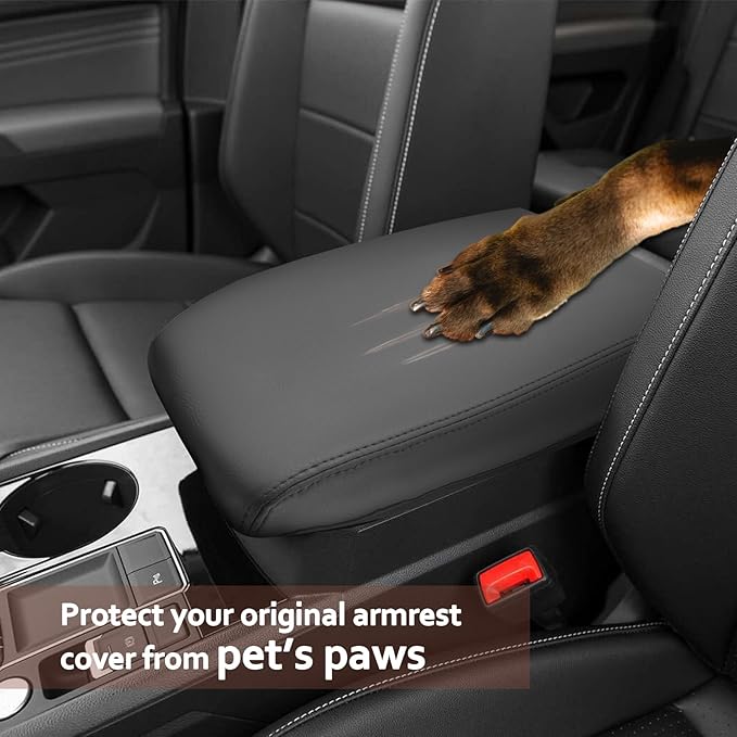 SKTU for 2024 2025 2026 Volkswagen Atlas Center Console Cover 2024 2025 2026 VW Atlas Armrest Cover Atlas SE/SEL Center Console Pad Volkswagen Atlas 2024 2025 2026 Accessories Center Console Cushion
