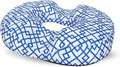 Donut Pillow for Hemorrhoids Seat Cushion for Tailbone Pain Relief - Blue Buffalo Plaid Home Office Chair Cushion for Long Sitting Work - Memory Foam Car Seat Cushions for Driving Butt Pain Pressure