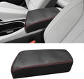 Compatible with Center Console Armrest Cover for Hyundai Elantra 2021-2025 Automatic Brake, Leather Arm Rest Storage Box Lids Cushion Protector Pad