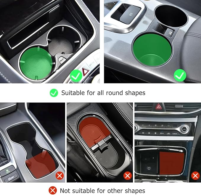 Car Cup Holder Expander, Cup Holder Insert Adapter with Expandable Arm and Adjustable Base,Fits Car, Truck, RV, SUV 12-64 oz and Big Bottles Mugs in 3'' - 6.2''Most Coffee Mugs Bottles,Cups
