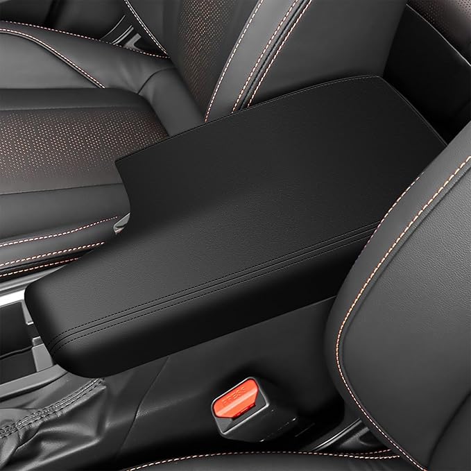 AOMSAZTO Console Cover for 2018-2023 Subaru Crosstrek Armrest Cover for Subaru Crosstrek Black