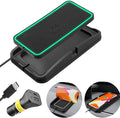 Wireless Charger Car Fast Charging pad,POLMXS 15W Wireless Phone Charger Cell Phone Cordless Flat Charging mat Compatible with iPhone 11/12/12/14/15 Galaxy S21/S22/S23/24 NOTE10(XP01)